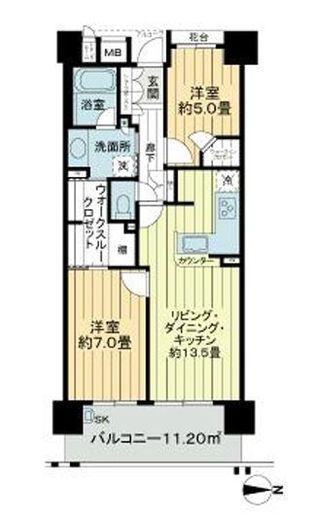 川崎サイトシティ 6階 間取り図