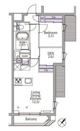 イプセ代々木レジデンス 504 間取り図