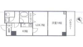 ライトコート四谷 2階 間取り図