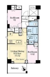 ウェリス四ツ谷 1階 間取り図