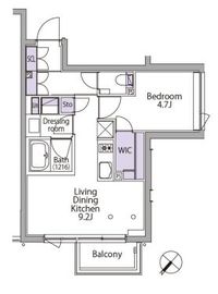 イプセ代々木レジデンス 501 間取り図