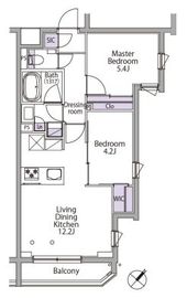 イプセ代々木レジデンス 204 間取り図