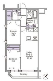 イプセ代々木レジデンス 405 間取り図