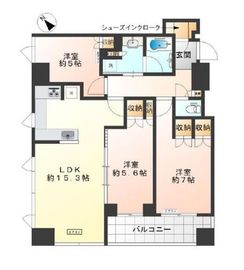 中野ツインマークタワー 10階 間取り図