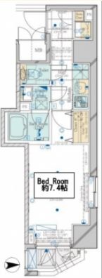 コンシェリア新橋マスターズヴィラ 4階 間取り図