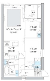 ガーデニエール砧ウエスト 420 間取り図