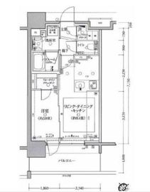 クリオ藤沢セントラルマークス 12階 間取り図