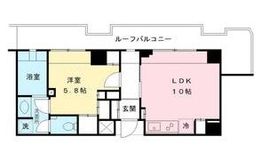 パークホームズ初台 6階 間取り図