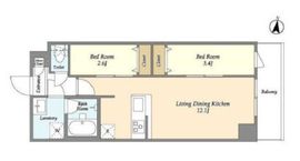 アルファコート梅島 509 間取り図