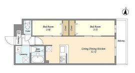 アルファコート梅島 511 間取り図
