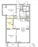 メゾンカルム中落合South 106 間取り図