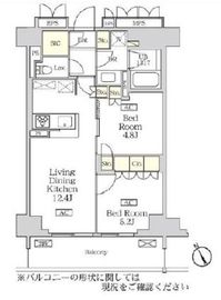 リーフシティ市川ザ・レジデンス 306 間取り図