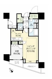 プラウドタワー相模大野クロス 29階 間取り図