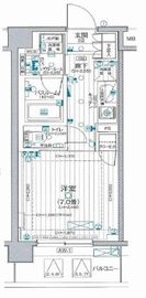 デュオステージ横濱赤門通り 2階 間取り図