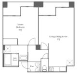 品川プリンスレジデンス 515 間取り図