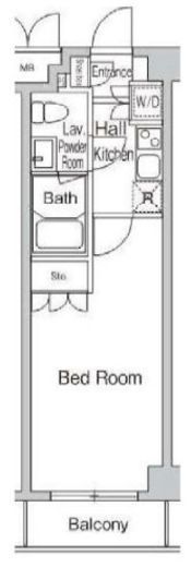 プライムアーバン西荻窪Ⅱ 406 間取り図