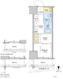 プラウドフラット四谷三丁目 509 間取り図