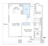 ヨコソーレインボータワーハイツ 1510 間取り図