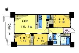 プラウド高田馬場 8階 間取り図