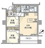 パークハウス小石川 2階 間取り図