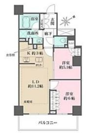 ザ・パークハウス三田ガーデン レジデンス&タワー 2階 間取り図