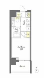 プライムメゾン錦糸町 603 間取り図