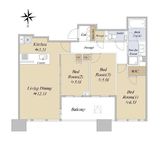 シティタワー武蔵小杉 31階 間取り図