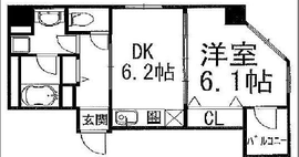 イデアル五反田 502 間取り図