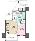 ザ・パークハウス品川荏原中延 8階 間取り図