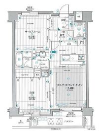 パレステージ山手石川町 2階 間取り図
