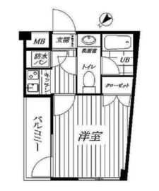 ジェイパーク恵比寿3アルティマ 9階 間取り図