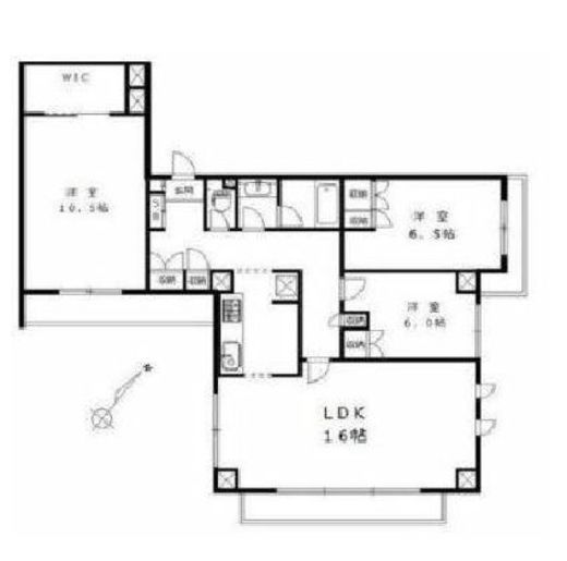 ボアセイズ 2階 間取り図