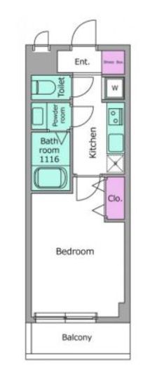 LOC'S YOKODAI (ロックス洋光台) 304 間取り図