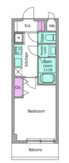 LOC'S YOKODAI (ロックス洋光台) 103 間取り図