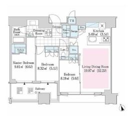 大崎ガーデンレジデンス 1908 間取り図