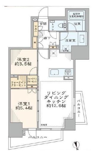 A-standard本郷三丁目 5階 間取り図
