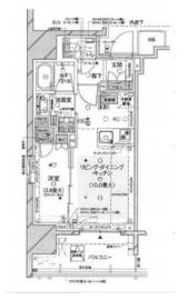 ルジェンテ駒込六義園リビオレゾン 9階 間取り図