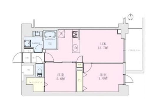 向山ガーデンレジデンス 402 間取り図