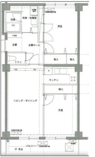 麻布台リハイム 2階 間取り図