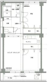 麻布台リハイム 2階 間取り図