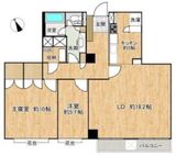 元麻布パークマンション 1階 間取り図