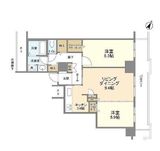 トルナーレ日本橋浜町 22階 間取り図