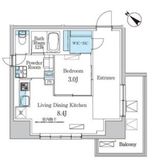 デュオフラッツ池尻大橋 1001 間取り図