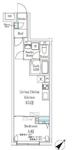 Aglaia千石 203 間取り図