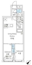 Aglaia千石 202 間取り図