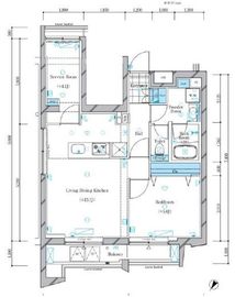 ガリシア文京本駒込 7階 間取り図