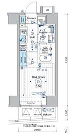 MAXIV横浜吉野町TRE 10階 間取り図