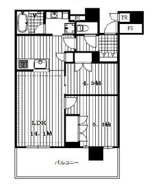 ブリリア有明シティタワー 17階 間取り図