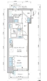 パークアクシス池袋イースト 607 間取り図