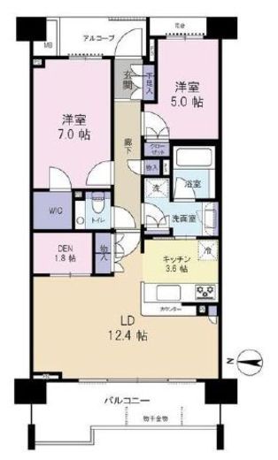 ドレッセ久我山 2階 間取り図